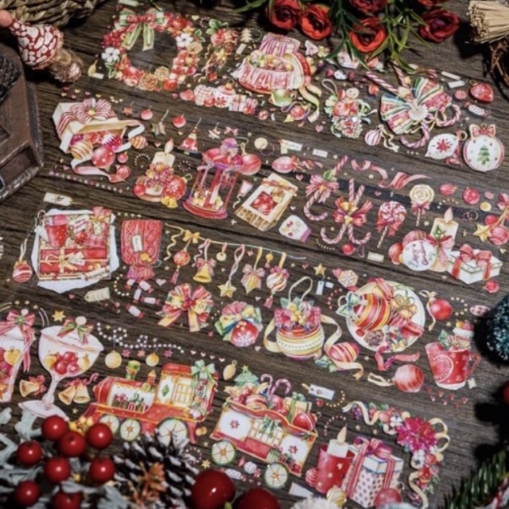 Merry Christmas Crystal PET Sampler