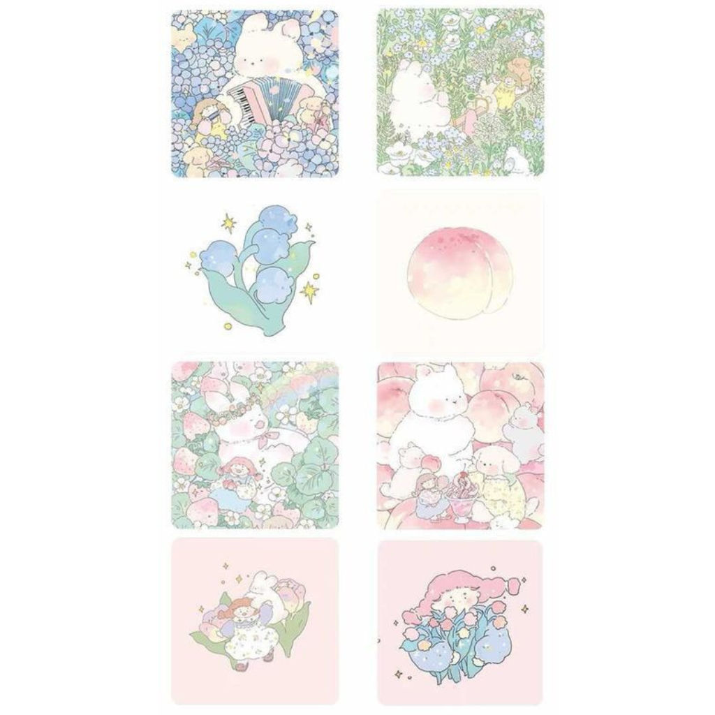 Flowery Day Sealing Sticker Sampler