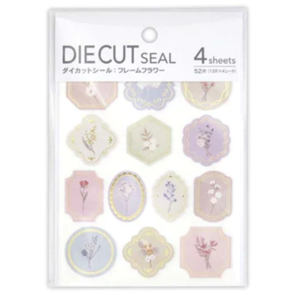 Kyowa Die Cut Sticker Flame Flower