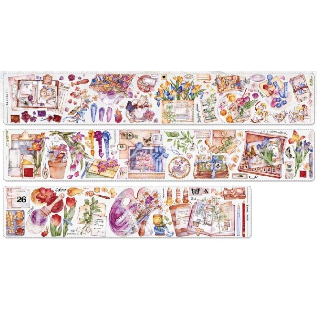 Little White Journal Time 100cm PET Sampler