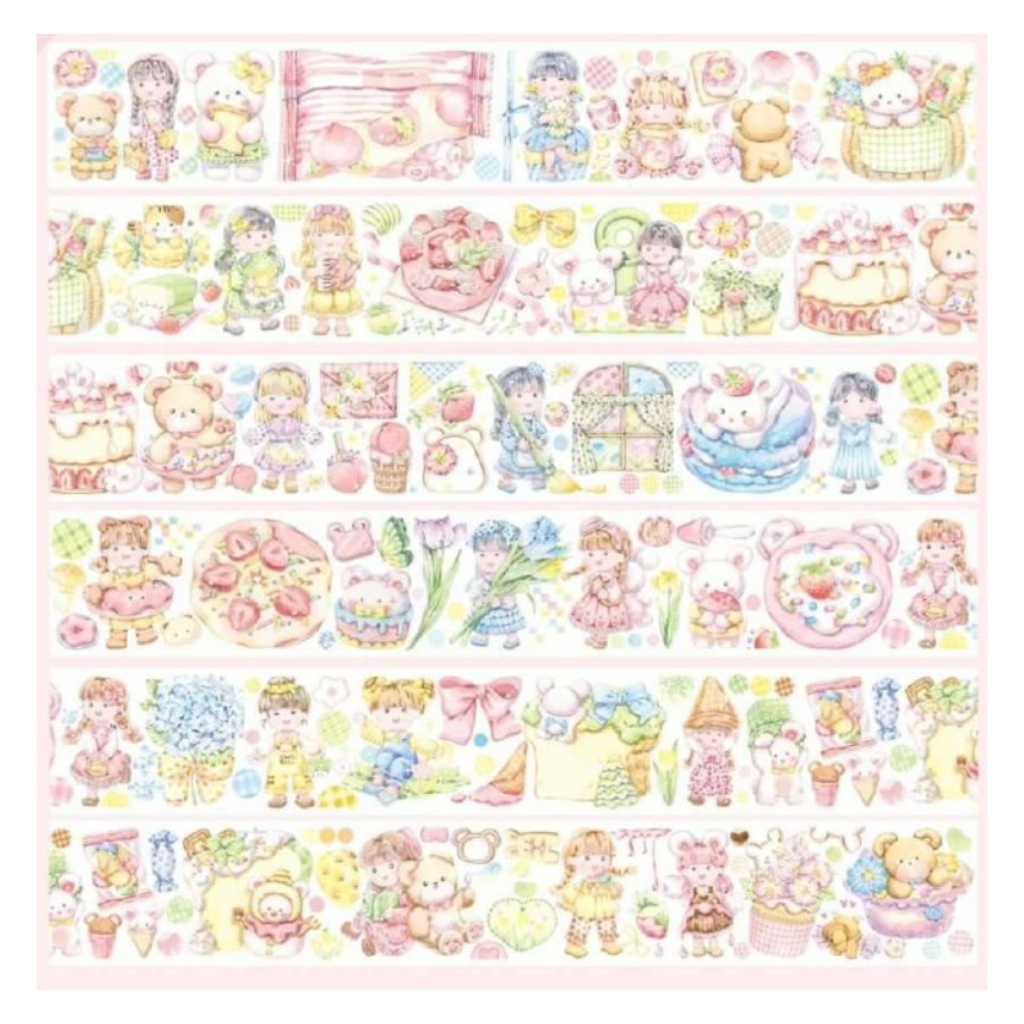 Strawberry Soda Washi Sampler