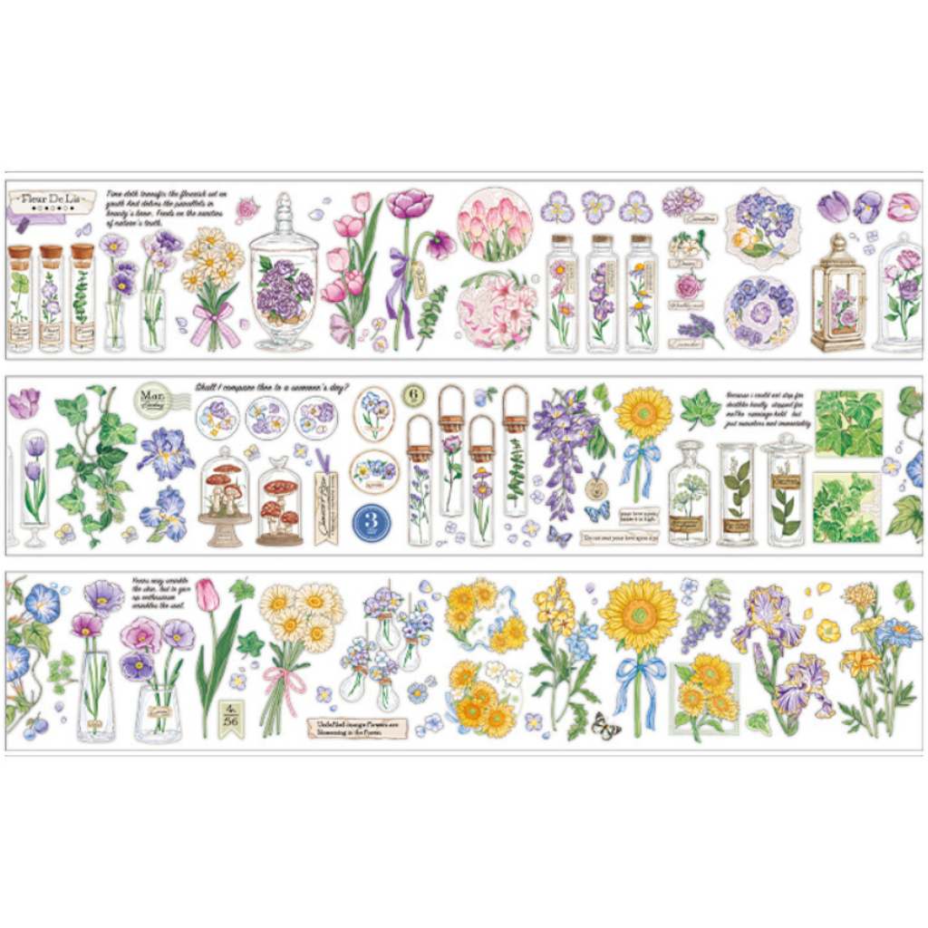 Infeel.me Flower Town 100cm PET Sampler
