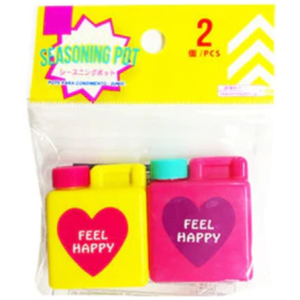 Seasoning Pot Feel Happy (Vivid 2Pcs)