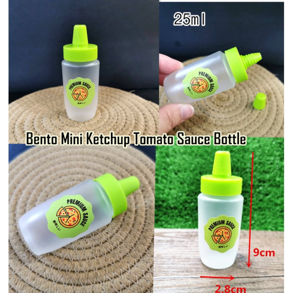 Mini Bento Sauce Bottle Pizza Pattern