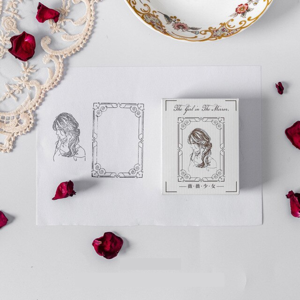 The Girl in The Mirror Acrylic Stamp
