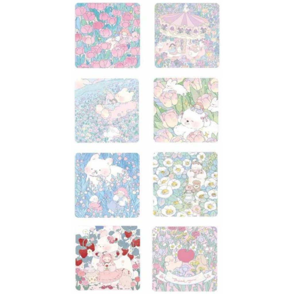 Flower Garden Sealing Sticker Sampler