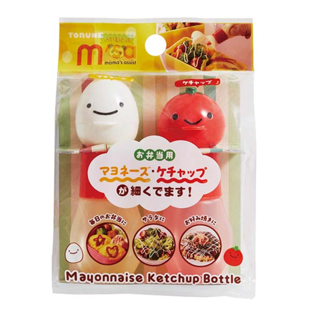 TORUNE Mayonnaise & Ketchup Bottle Tomatto & Egg Pattern