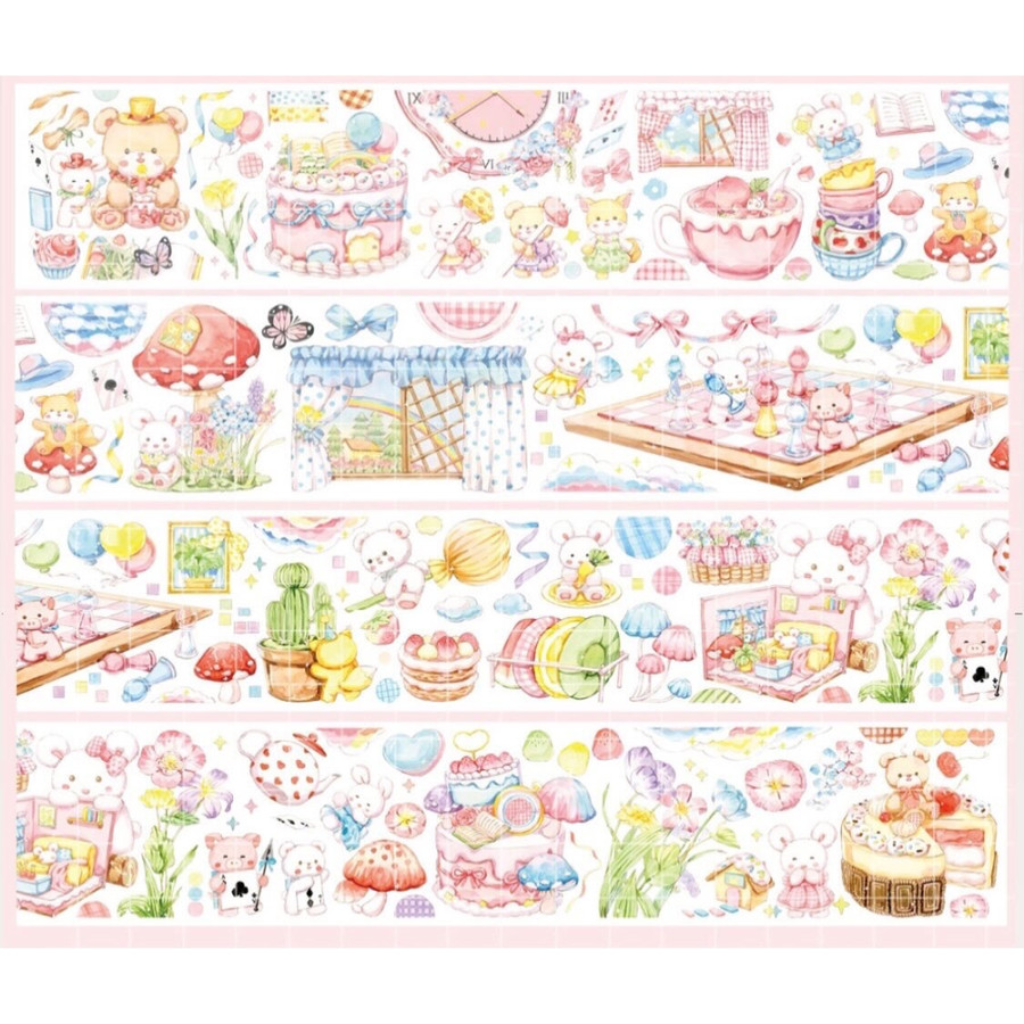 Strawberry Soda Washi Sampler