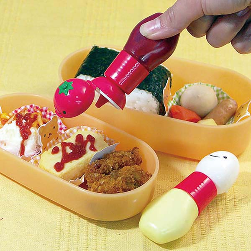 TORUNE Mayonnaise &amp; Ketchup Bottle Tomatto &amp; Egg Pattern