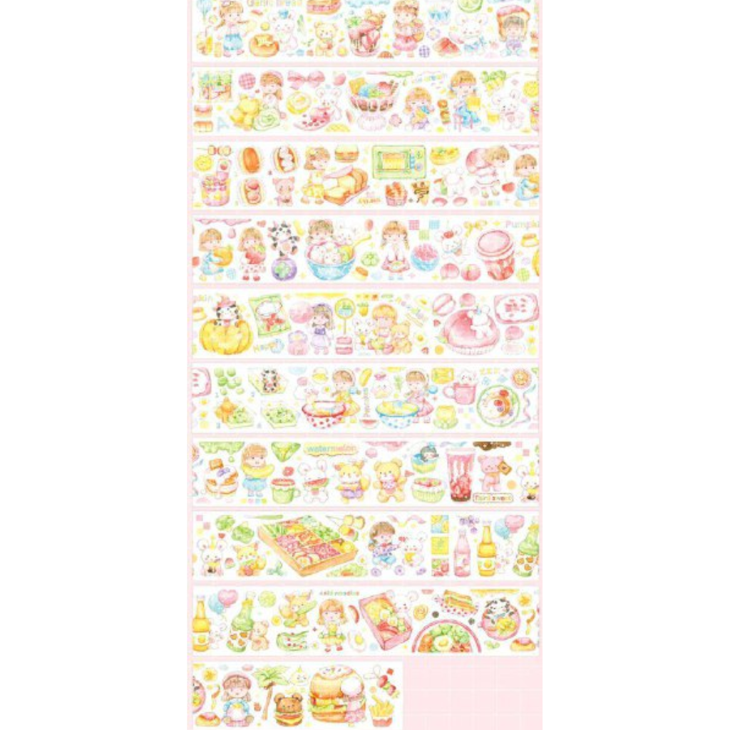 Strawberry Soda Washi Sampler