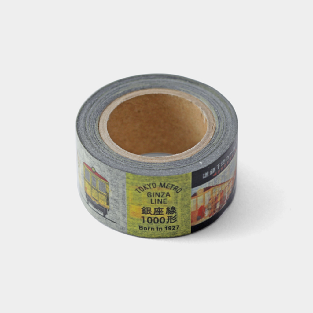 Traveler's Factory Tokyo Metro Ginza Line 1000 Series Masking Tape