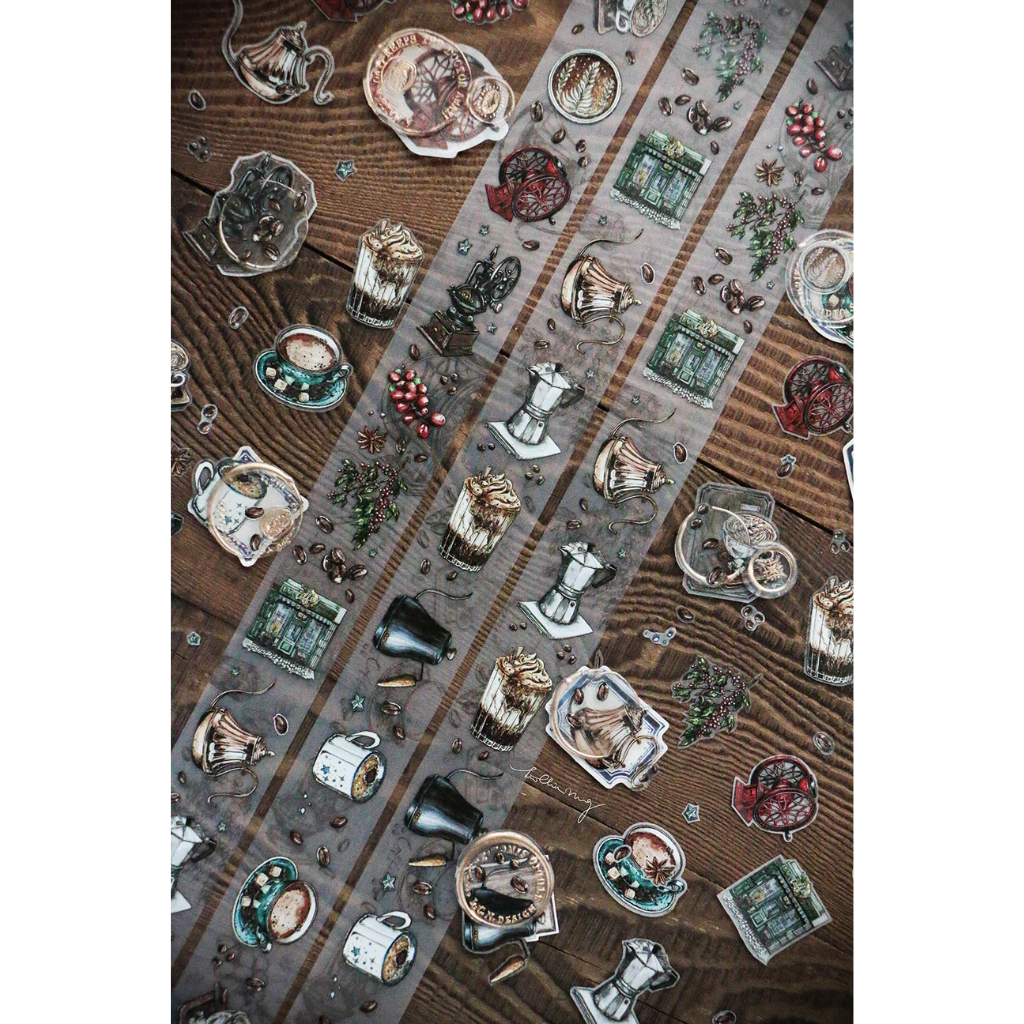 Lin Chia Ning Coffee Time 100cm Matte PET Sampler