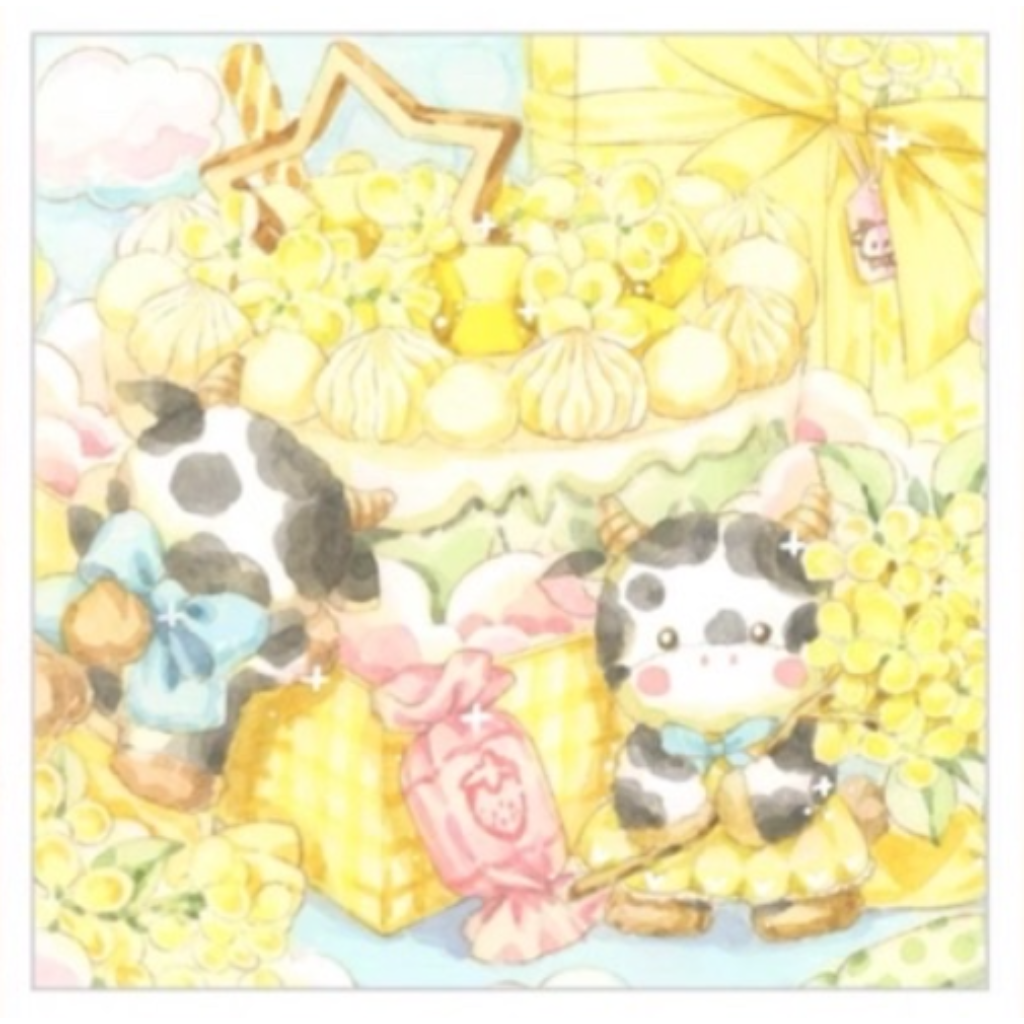 Osmanthus Milk Candy Sealing Sticker Sampler