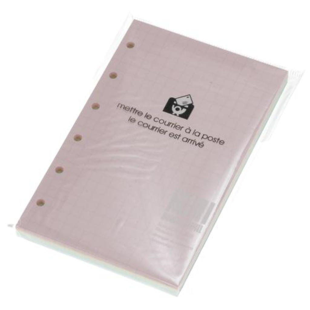 Etranger Mini 6 Hole Refill 100 Sheets Grid 5mm Pastel