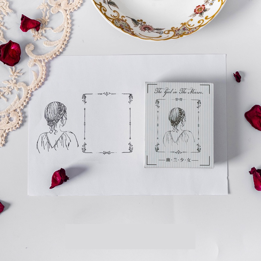 The Girl in The Mirror Acrylic Stamp