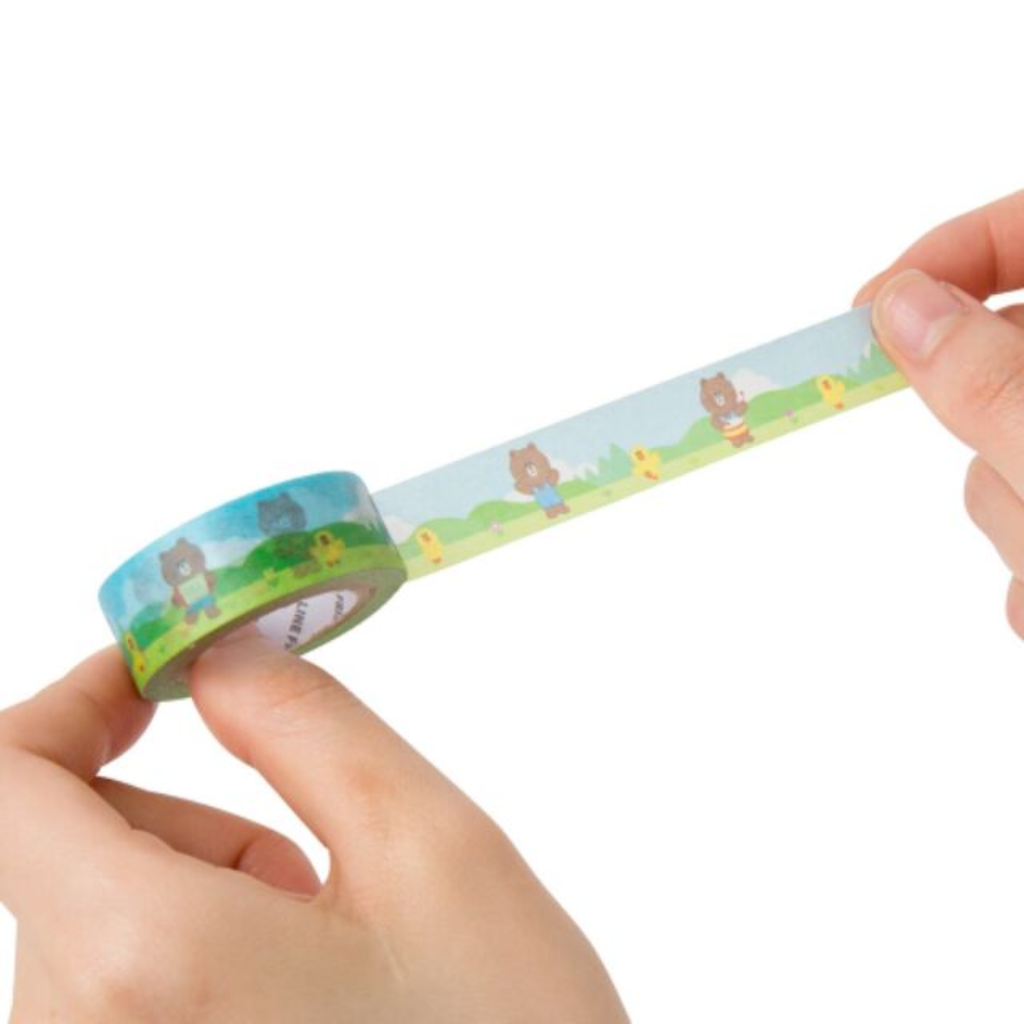Line Friends Brown And Sally Masking Tape