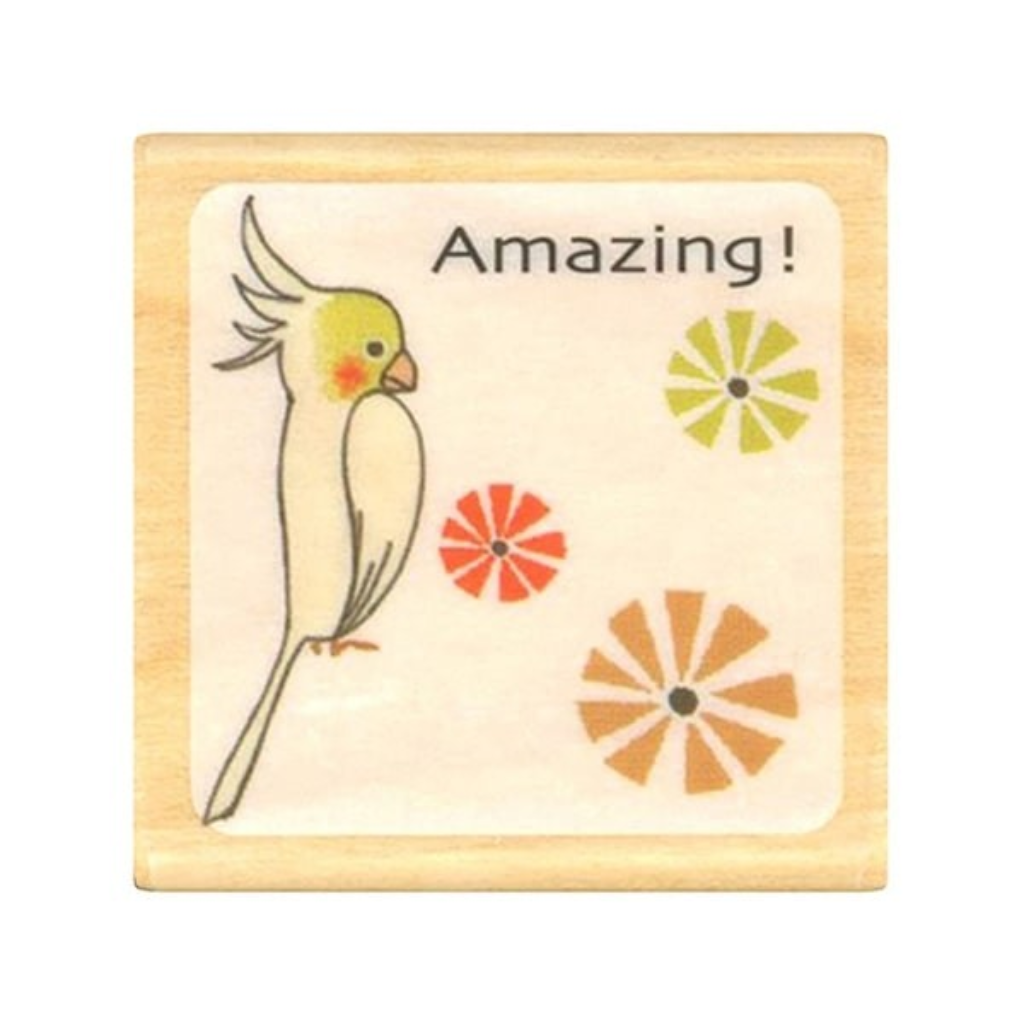 Kodomo No Kao - Shinzi Katoh - Bird - Rubber Stamp