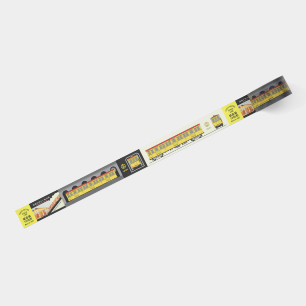 Traveler&#39;s Factory Tokyo Metro Ginza Line 1000 Series Masking Tape