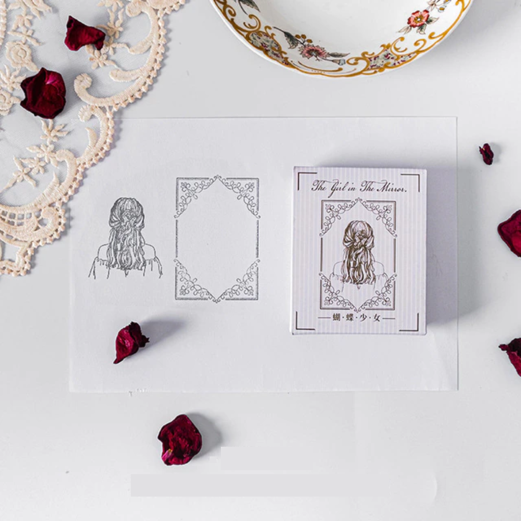 The Girl in The Mirror Acrylic Stamp