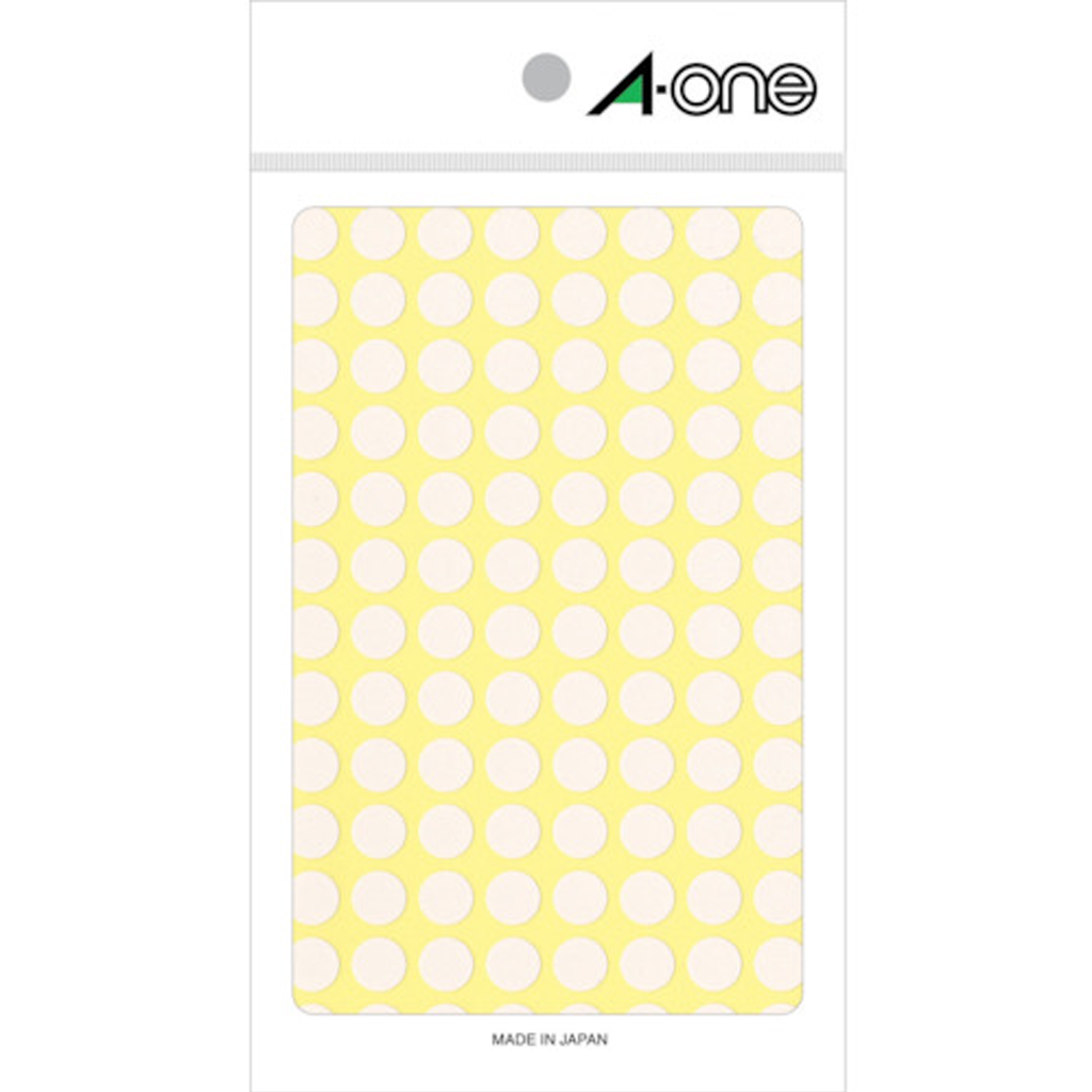 A-One White Color Label Sticker
