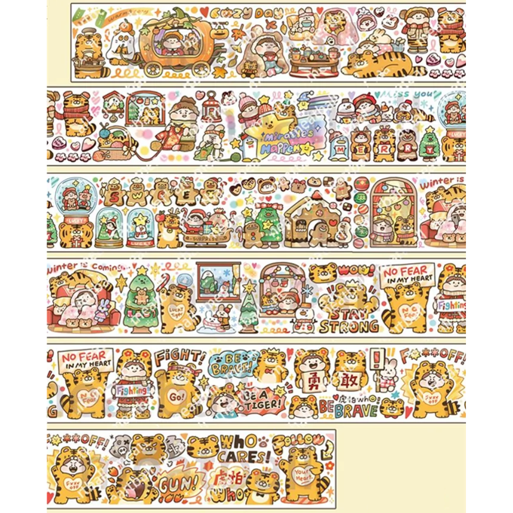 Meatball Year Of The Tiger 120cm Washi Sampler