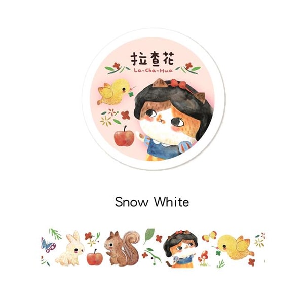 La Cha Hua Masking Tape - Snow White