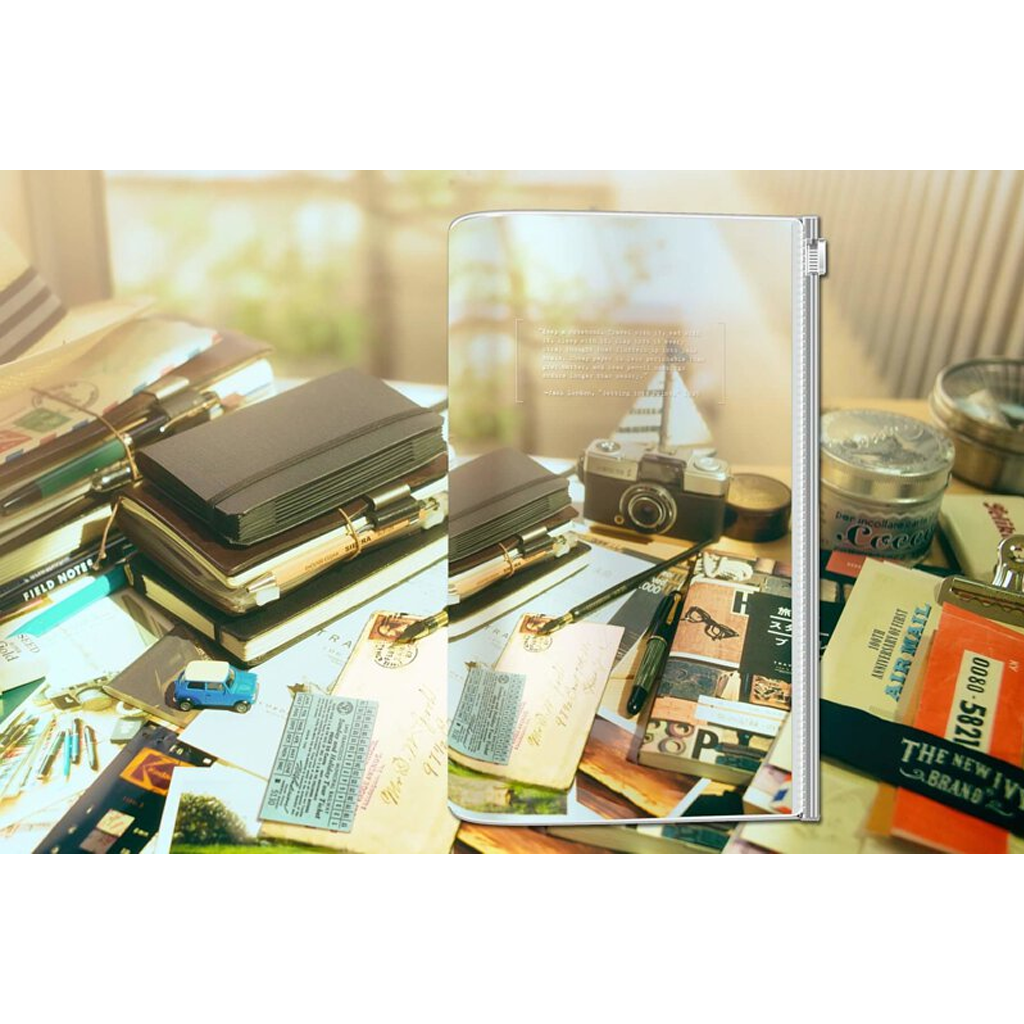 Keep A Notebook A5 Slim Notebook Zipper Pocket + Weekly/Diary Notebook