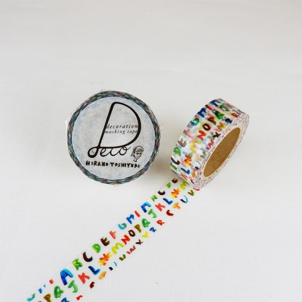 Round Top Masking Tape - Hirano Toshiyuki A-Z