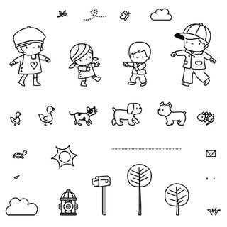 Mama Elephant Clear Stamp