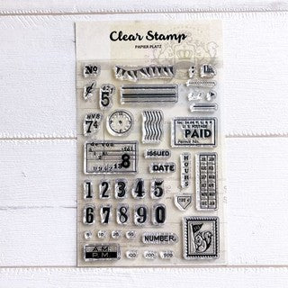 Clear Stamp Papier Platz