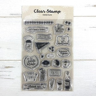Clear Stamp Papier Platz