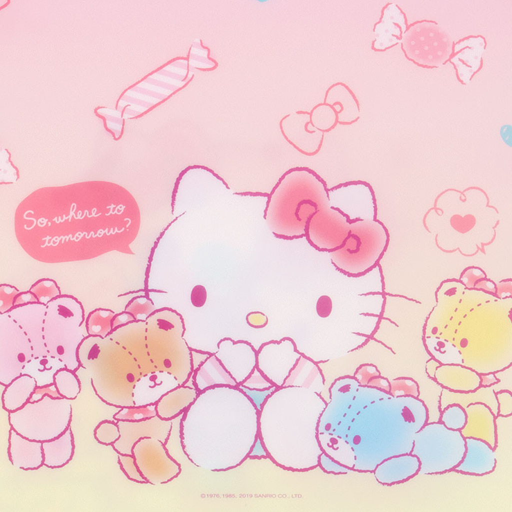 Sanrio Hello Kitty Sequins A4 Spread Clear File