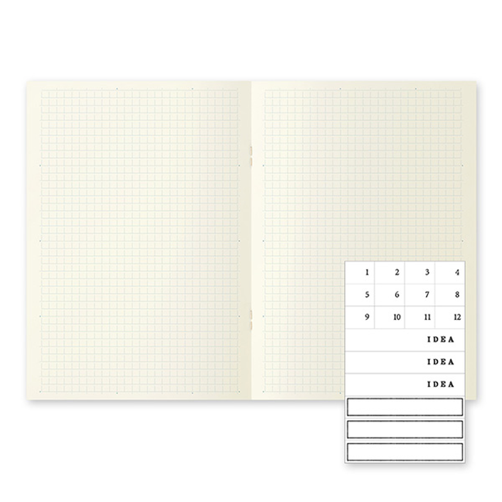 Midori MD Notebook A5 Light (Grid) - Set Of 3