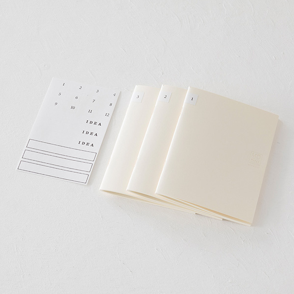 Midori MD Notebook A5 Light (Grid) - Set Of 3