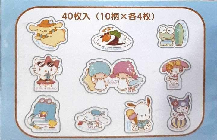 Sanrio Characters Flake Stickers