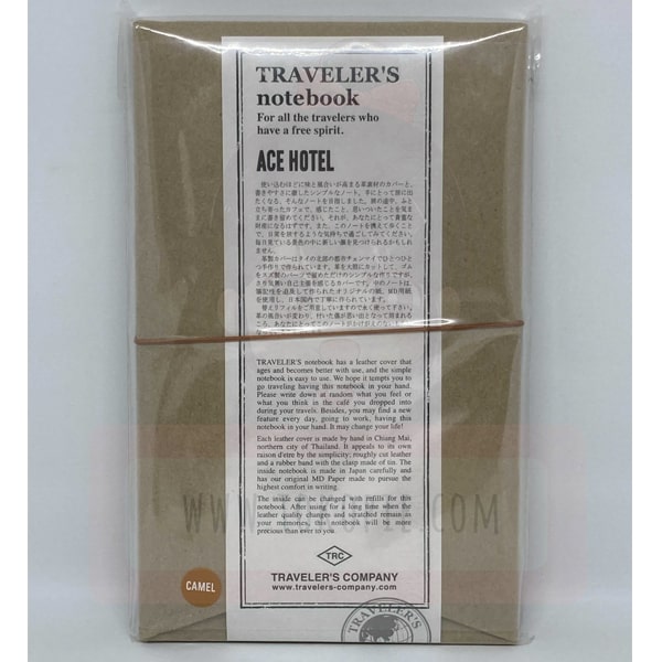 Traveler&#39;s Factory X Ace Hotel 2017 Notebook Regular Size Camel