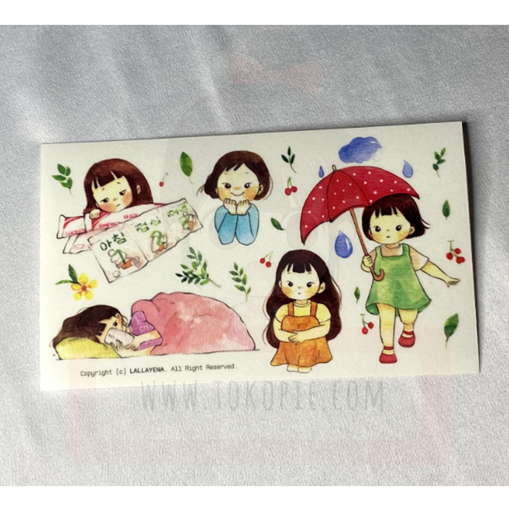Lallayena Decoration Sticker - Little Girl Activity