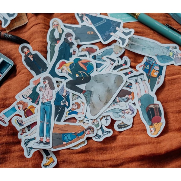 La Dolce Vita Tin Box Sticker Set 30 - The Adventure Begins