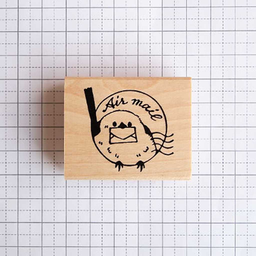 Tsubu An Rubber Stamp Shimaenaga Air Mail