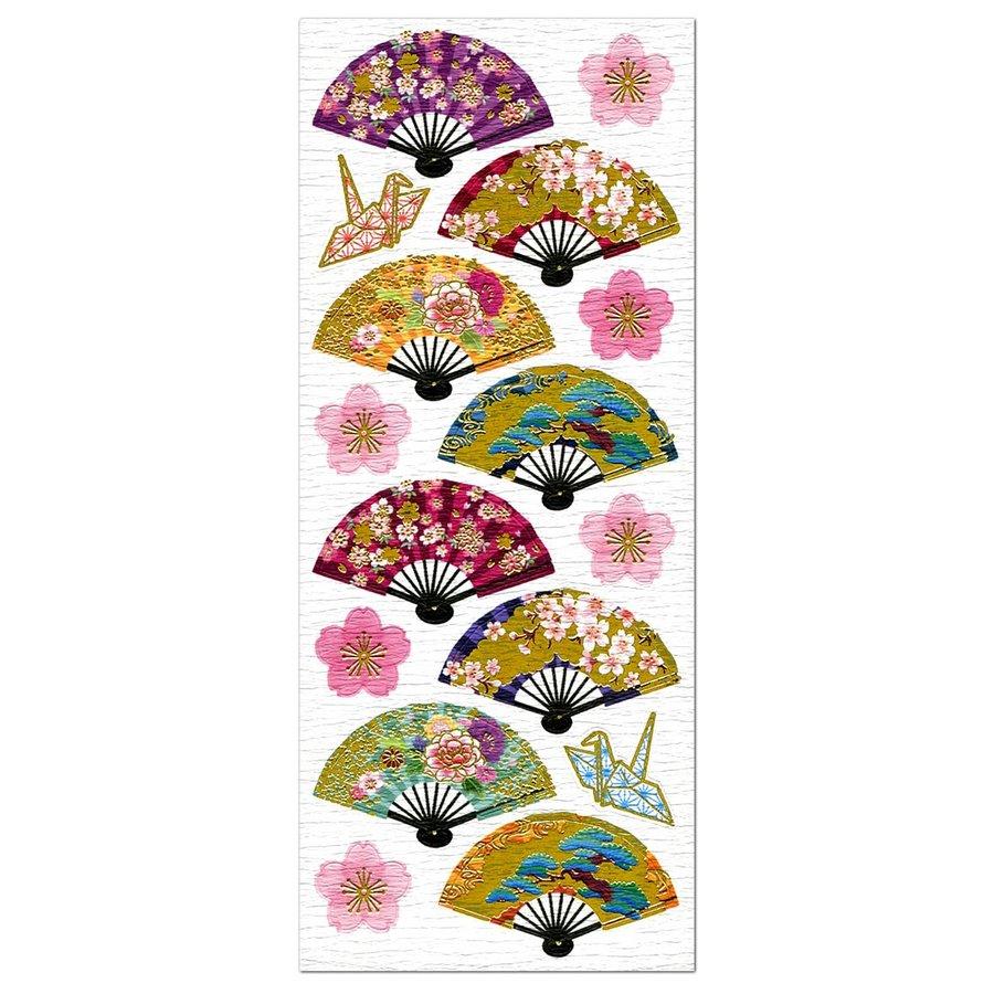 Chikyu Greetings Sticker Handfan Origami