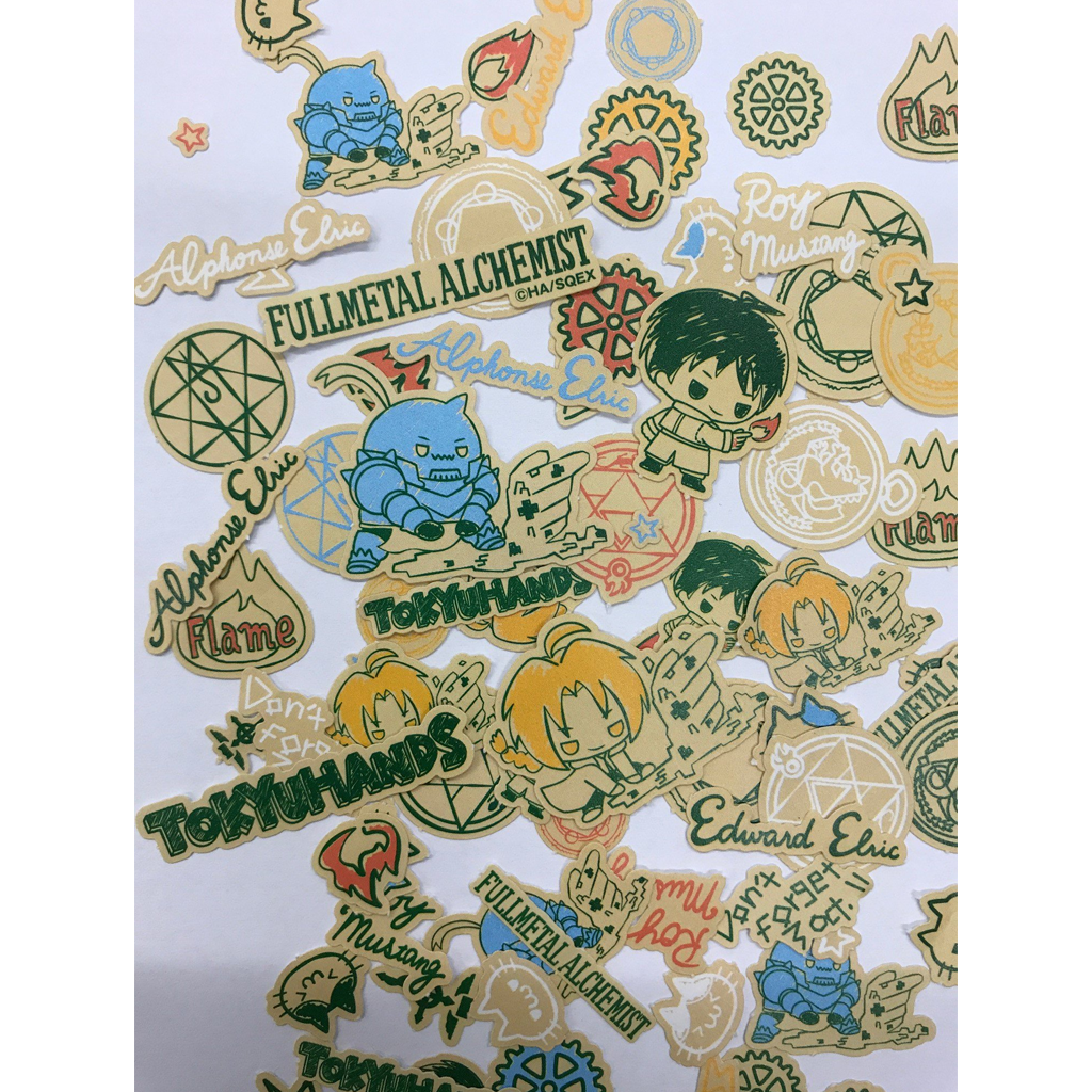 [Limited Edition] Fullmetal Alchemist Designed by Sanrio Flake Sticker