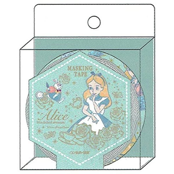 Sunstar Disney Alice in Wonderland Masking Tape Floral