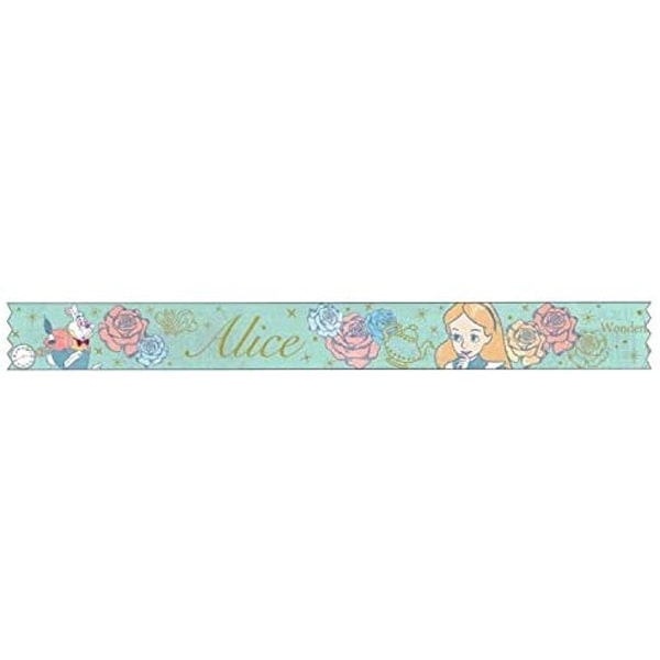 Sunstar Disney Alice in Wonderland Masking Tape Floral
