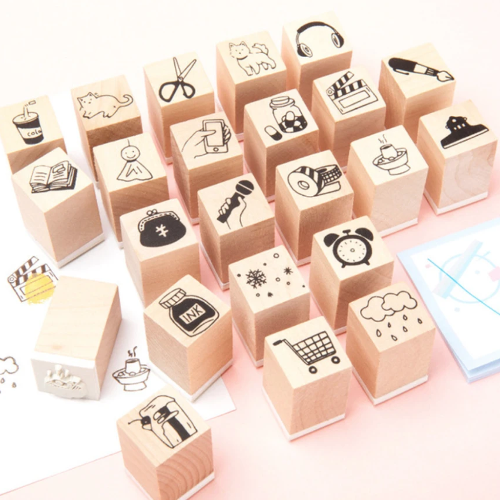 Mo. Card Everyday Life Rubber Stamp