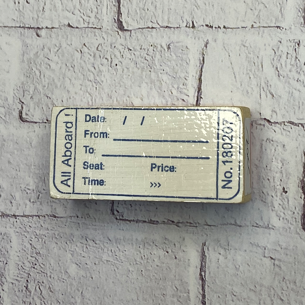 Lulu Chang Rubber Stamp - All Aboard