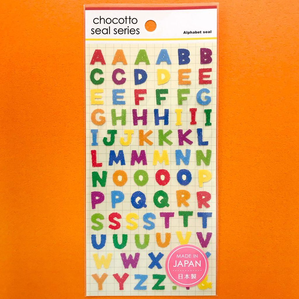Chocotto Seal Series Alphabet Seal