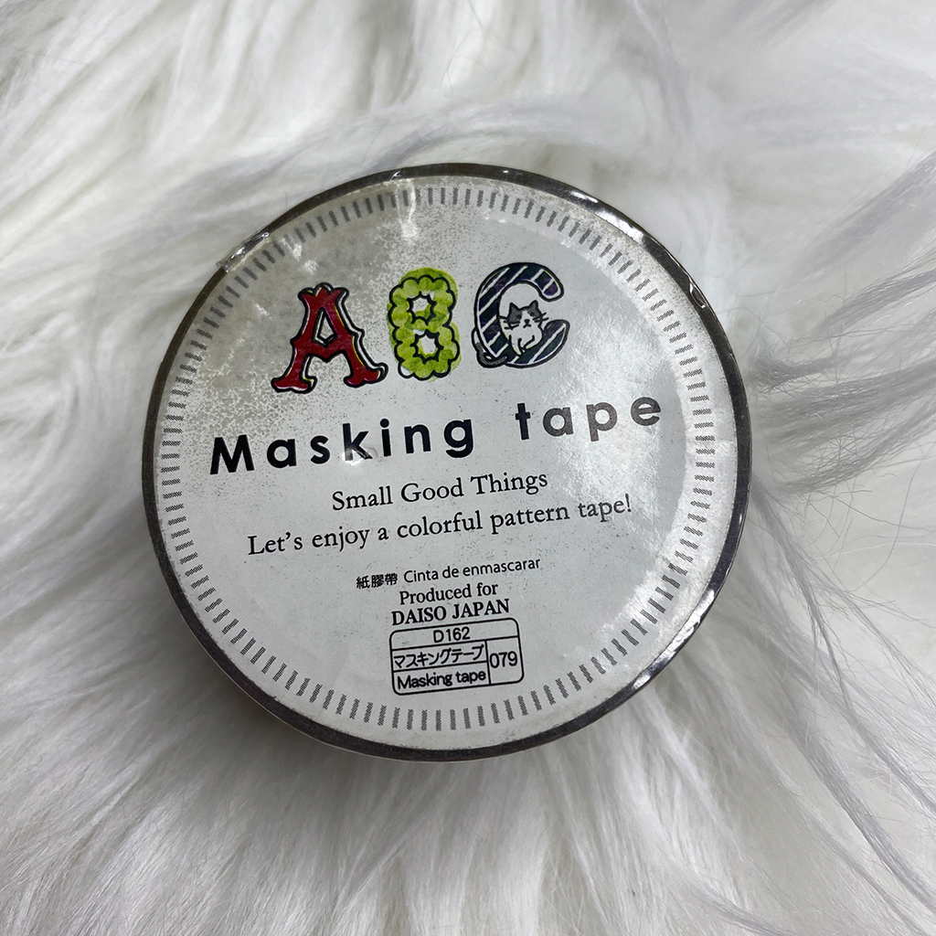Alphabet Masking Tape