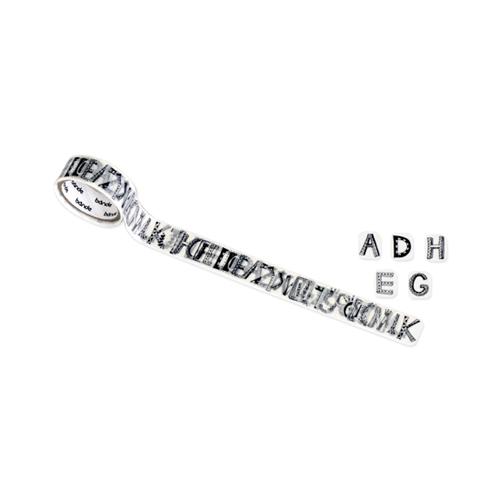 Bande Masking Roll Sticker Petit Alphabet