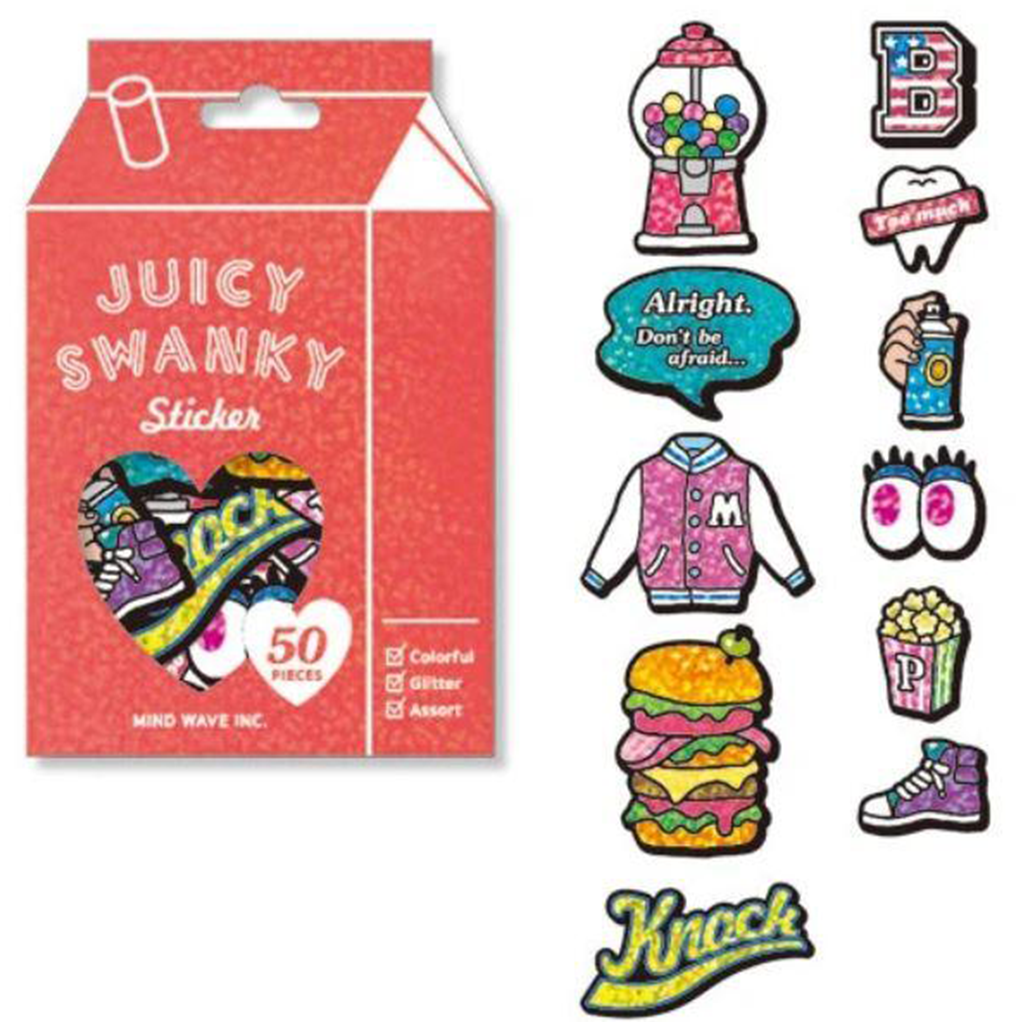 Mind Wave Juicy Swanky American Street Style Flake Sticker
