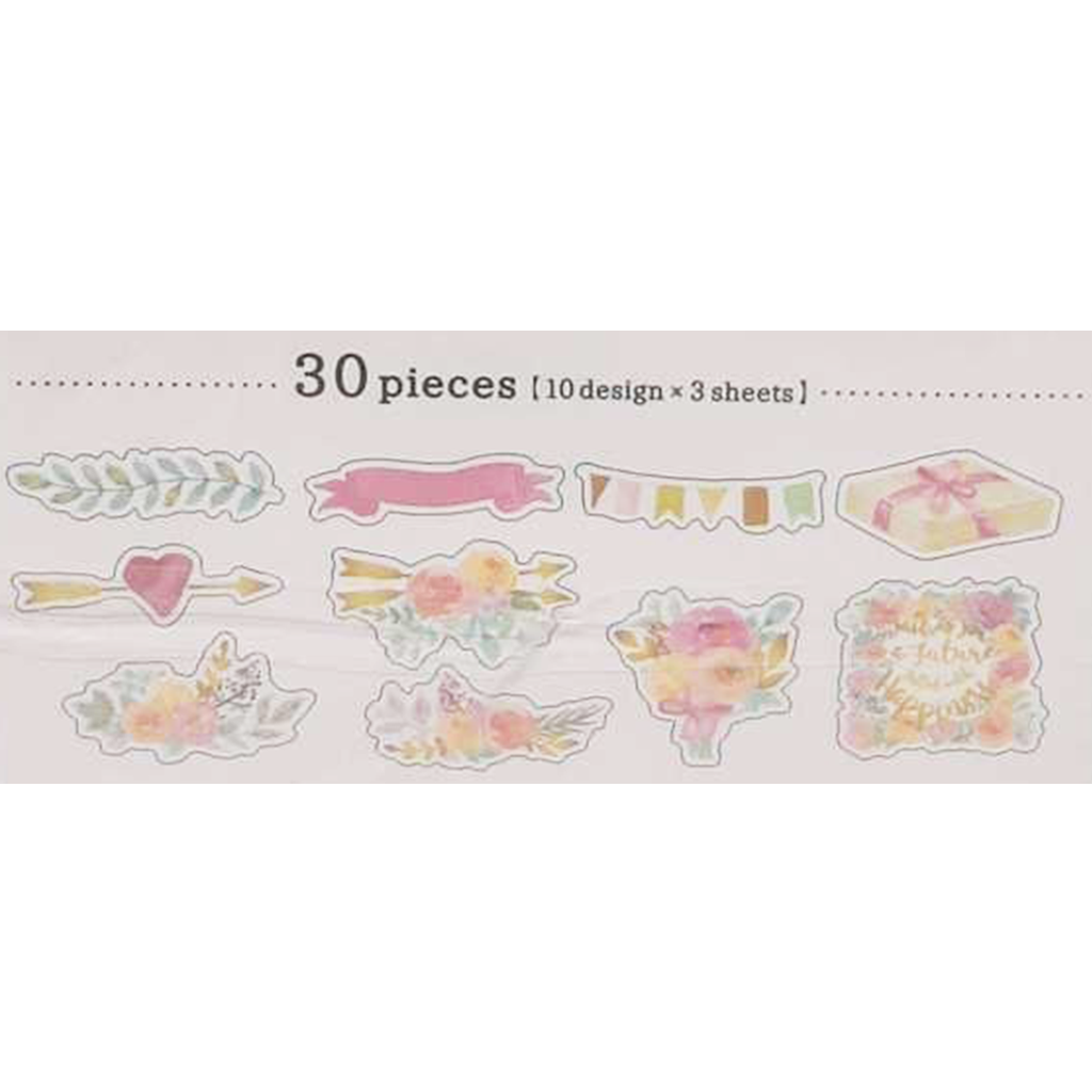 Amifa Flowers Flake Stickers